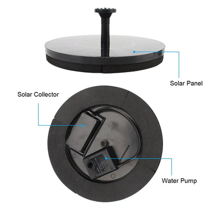 SolarBreeze™ - Solar Powered Water Fountain